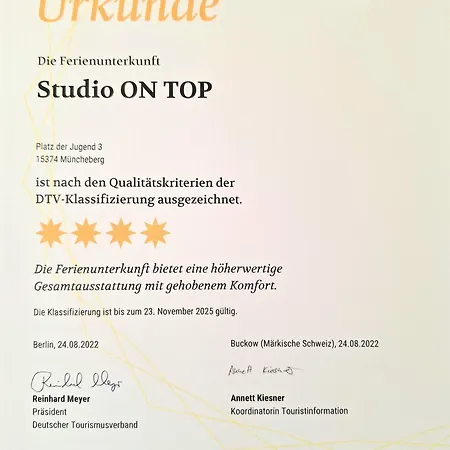 Апартаменты On Im Gaestehaus Trebnitz *